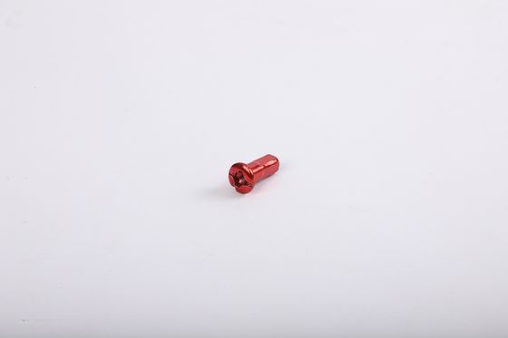 Polished Standard Cabeza plana redonda pezones de motocicleta de colores